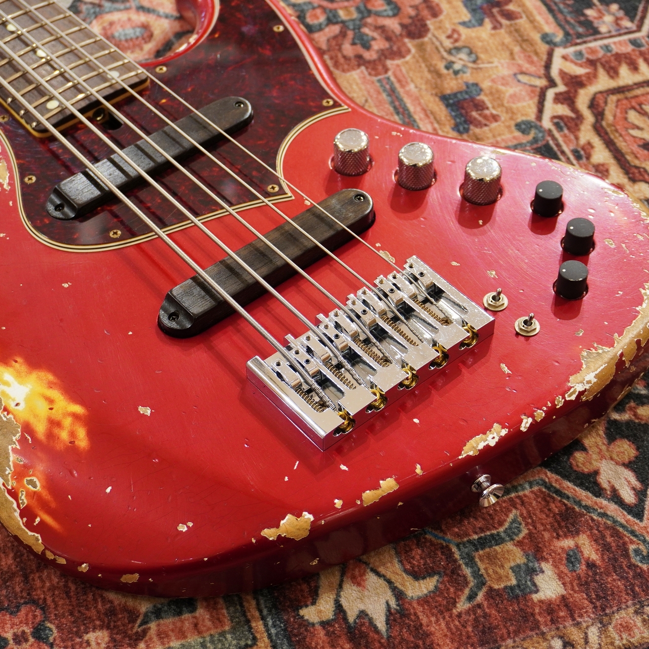 Xotic XJ-1T 5st/24f/Alder/R/Dark Candy Apple Red/Heavy-Aged【2026