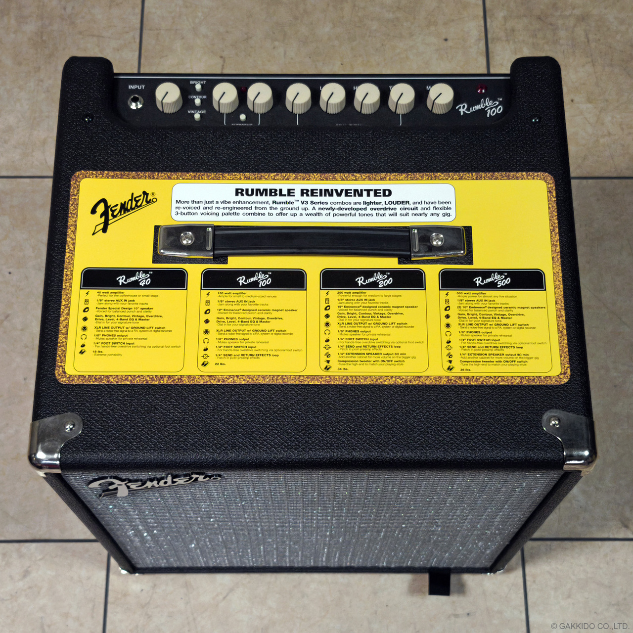 Fender Rumble 100 ベースアンプ コンボ（中古）【楽器検索デジマート】