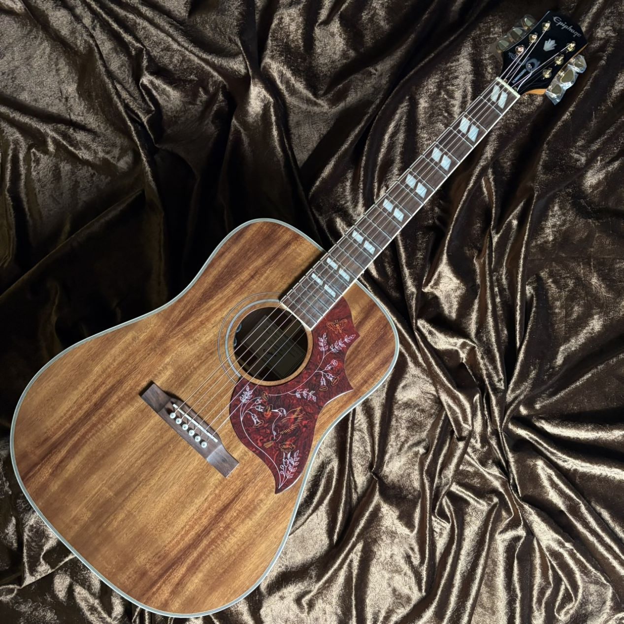 ギター yukkyEpiphone Hummingbird Koa Special Epiphone 【数量限定エピフォン・アクセサリーパック