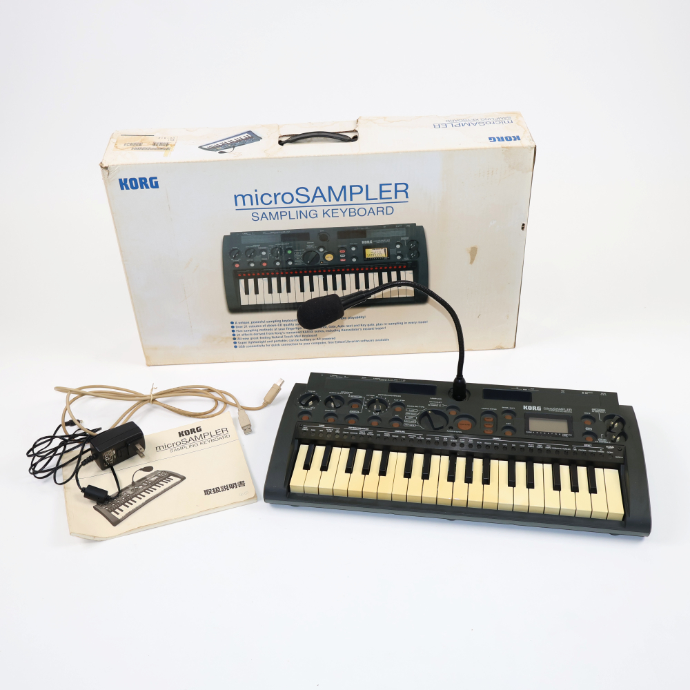 【希少】KORG microSAMPLER サンプリングキーボード KORG microSAMPLER（生産終了品） 破格KORG microsampler KORG