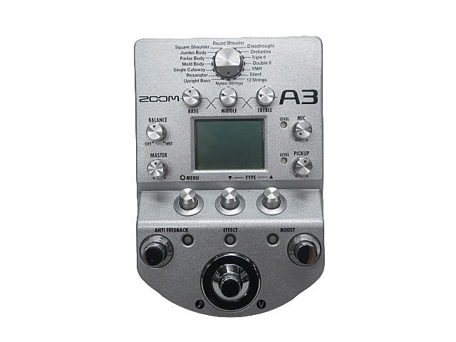 ZOOM A3 エフェクター A3 Pre-Amp & Effects for Acoustic Guitar | Zoom