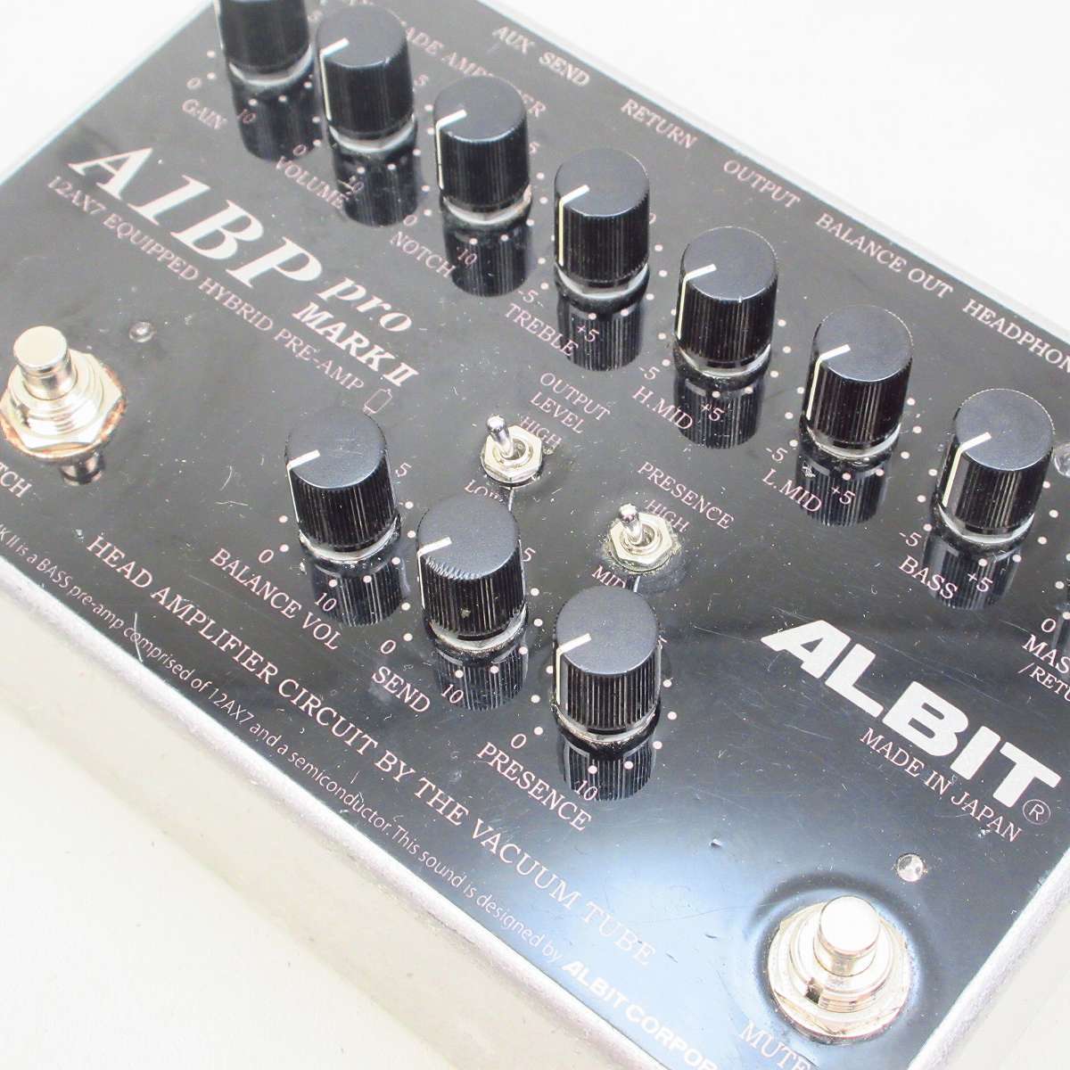 ALBIT A1BP Pro Mark II V2 BASS PRE-AMP ベース用 プリアンプ 【横浜
