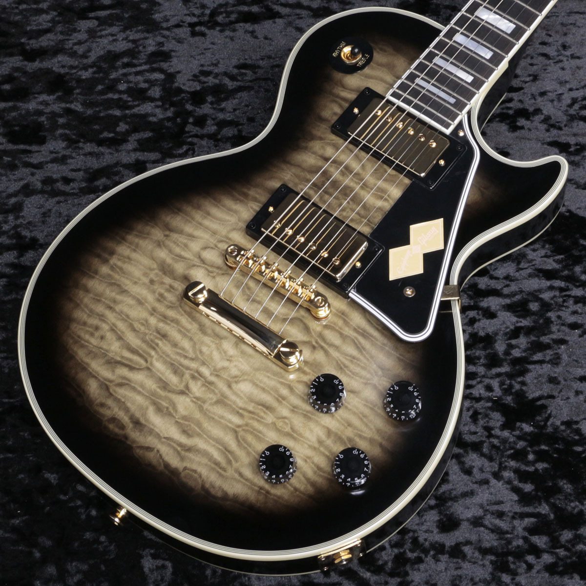 Epiphone Inspired by Gibson Custom Les Paul Custom Quilt Cobra