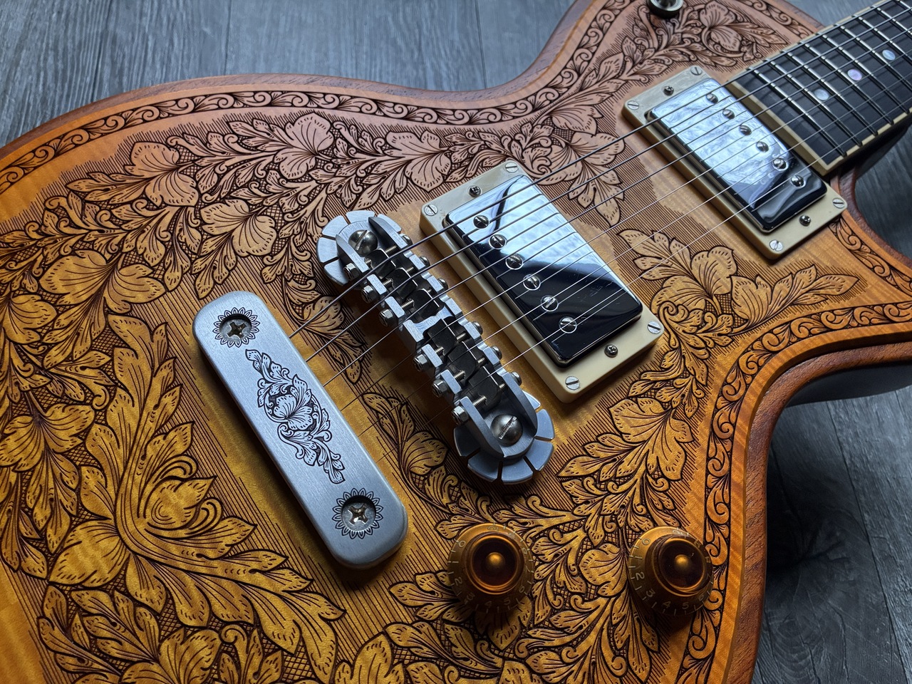 Zemaitis CS22SU Wood Leaf VP FLAME MAPLE ProtoType 2018 【紹介動画