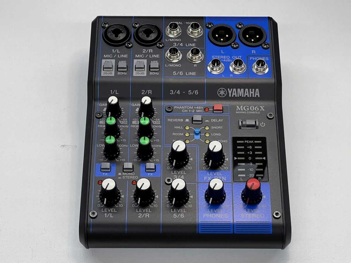 YAMAHA MG06X PAミキサー(MG 06)(MG-06X)【WEBSHOP】（新品特価