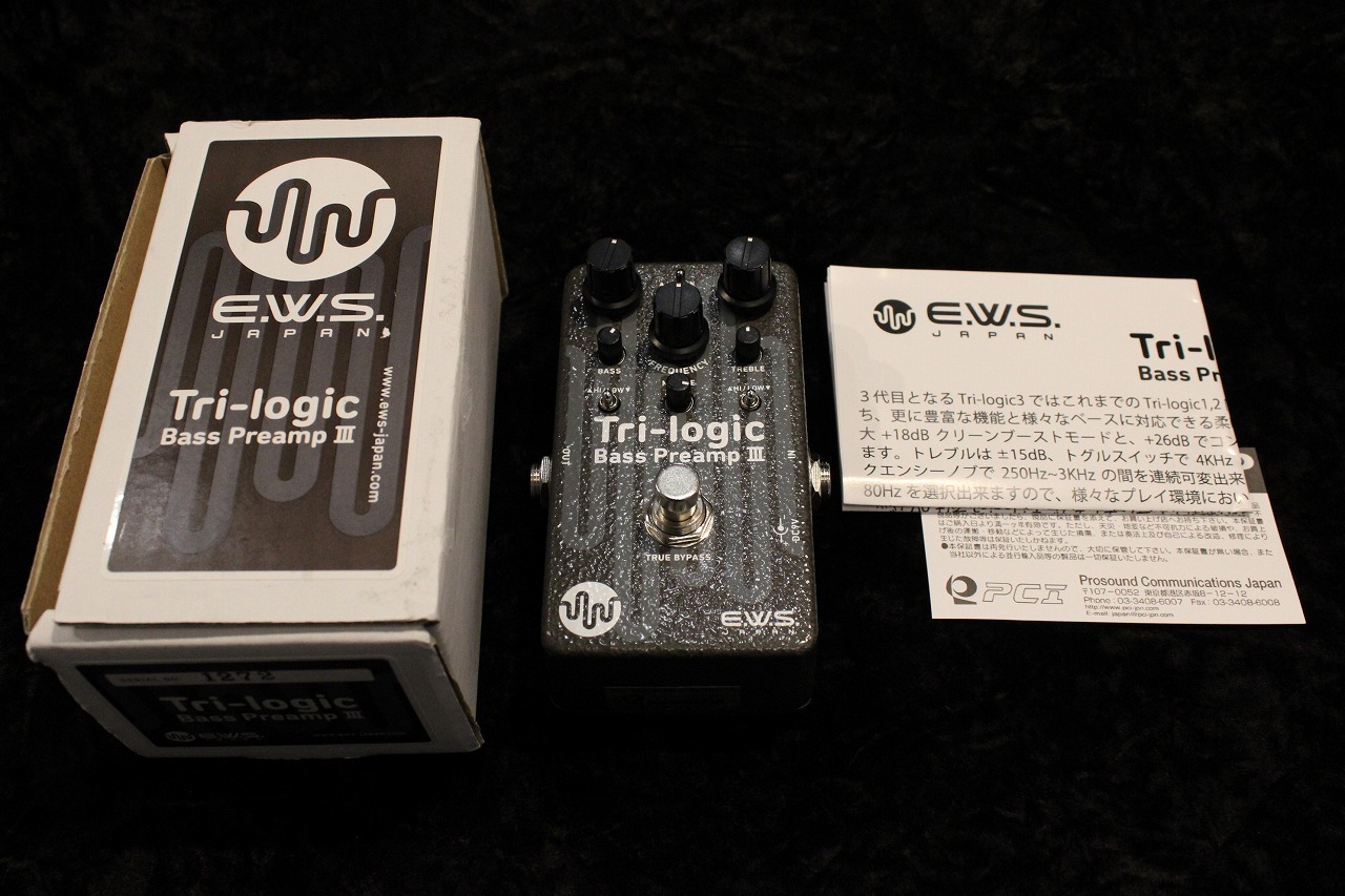 本日22時まで値下げ！E.W.S. Tri-logic E.W.S. Tri-logic Bass Preamp 3（新品）【楽器検索デジマート】