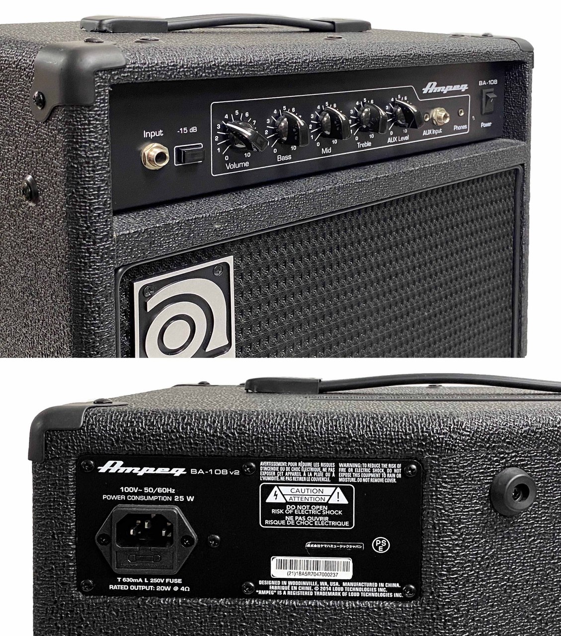 【美品】AMPEG ベースアンプコンボ BA-108 V2 Amazon | AMPEG ベースアンプコンボ BA-108 V2 | ベースコンボ