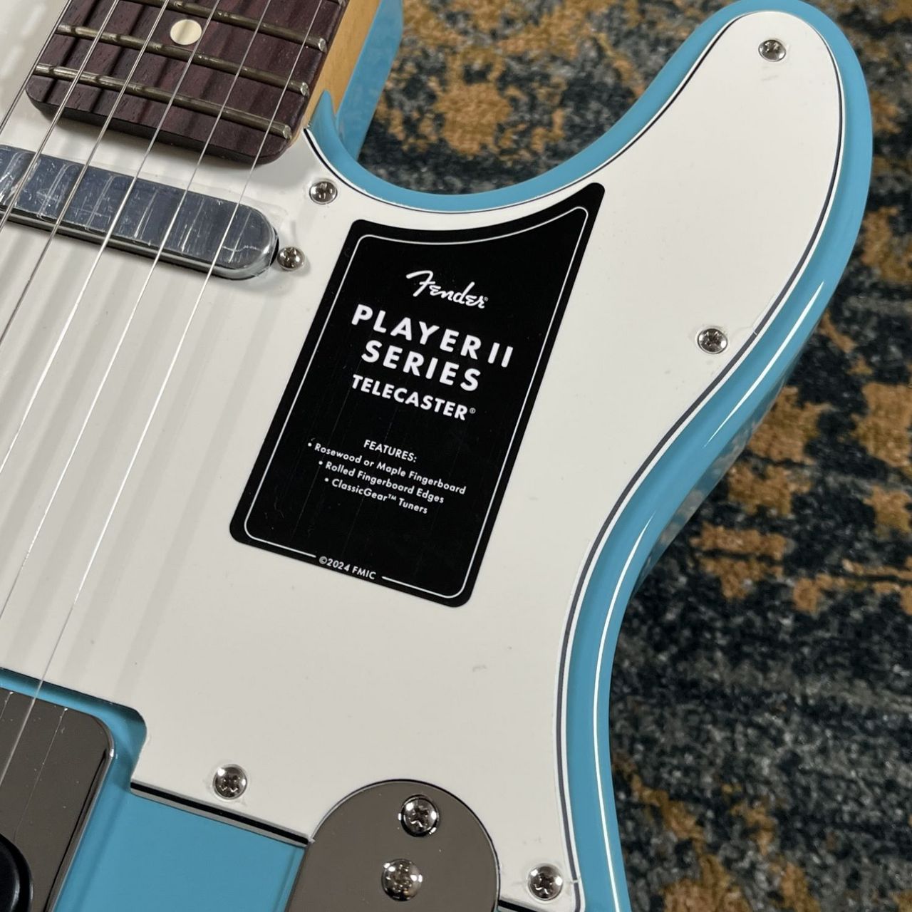 Fender 【現物写真/3.74kg】Player II Telcaster Aquatone Blue エレキ