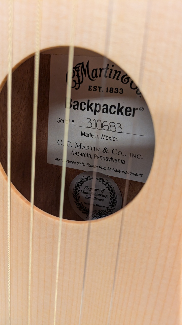 値下げ中　Martin Backpacker トラベルギター　純正ケース　美品 2025年最新】マーチン バックパッカー ケースの人気アイテム