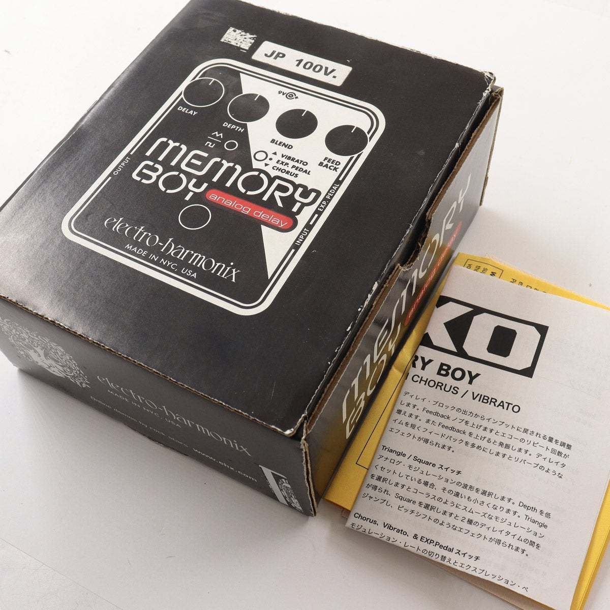 electro harmonix memory boy アナログディレイ ウォームなアナログディレイ】ELECTRO-HARMONIX Memory Toy【review