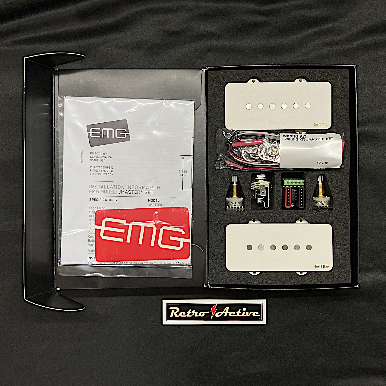 EMG JMaster Set (White)【ギター用/アクティブピックアップセット