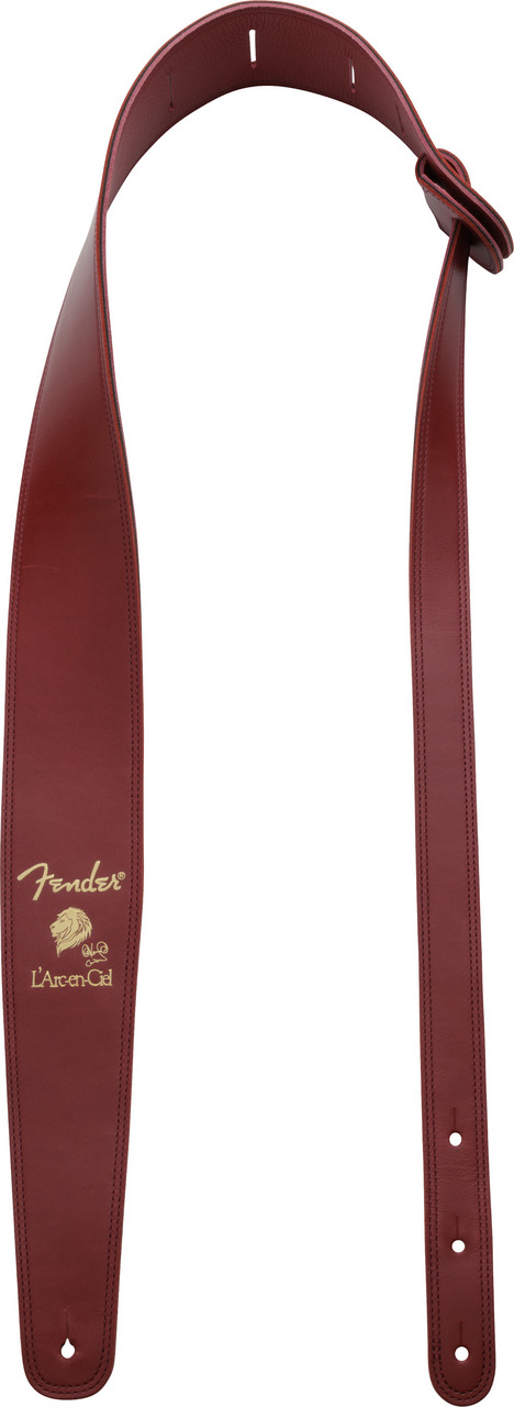 美品 Fender Ken Signature Strap (Red) Amazon | Fender フェンダー 日本製レザーストラップ Ken
