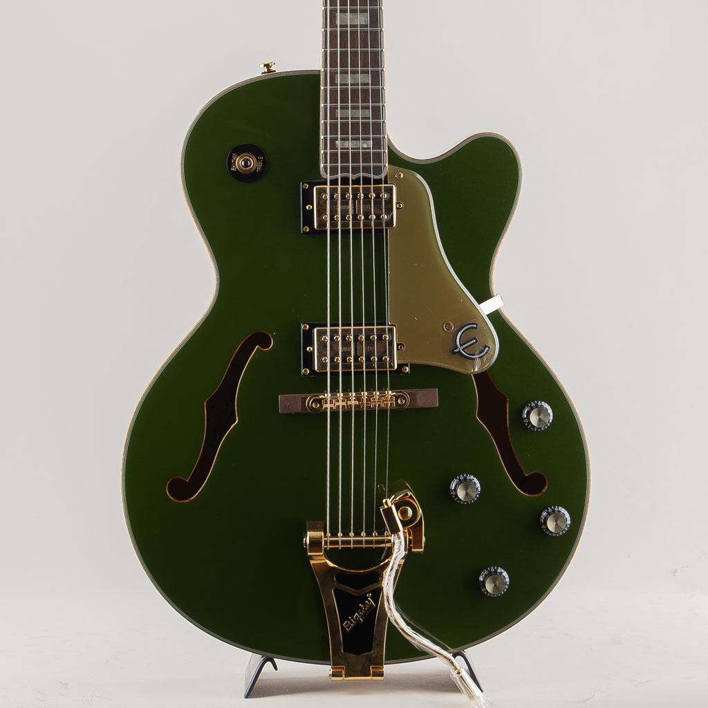 ギター Epiphone Emperor Swingster Forest green Epiphone / Emperor Swingster Forest Green Metallic Fender 10W