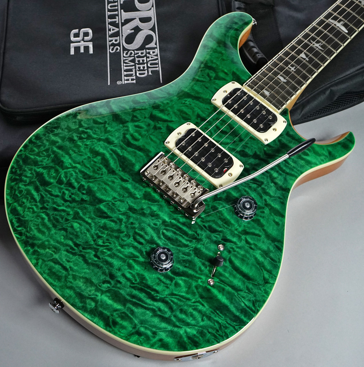 Paul Reed Smith(PRS) SE Custom 24 Quilt Package Teal Black Natural
