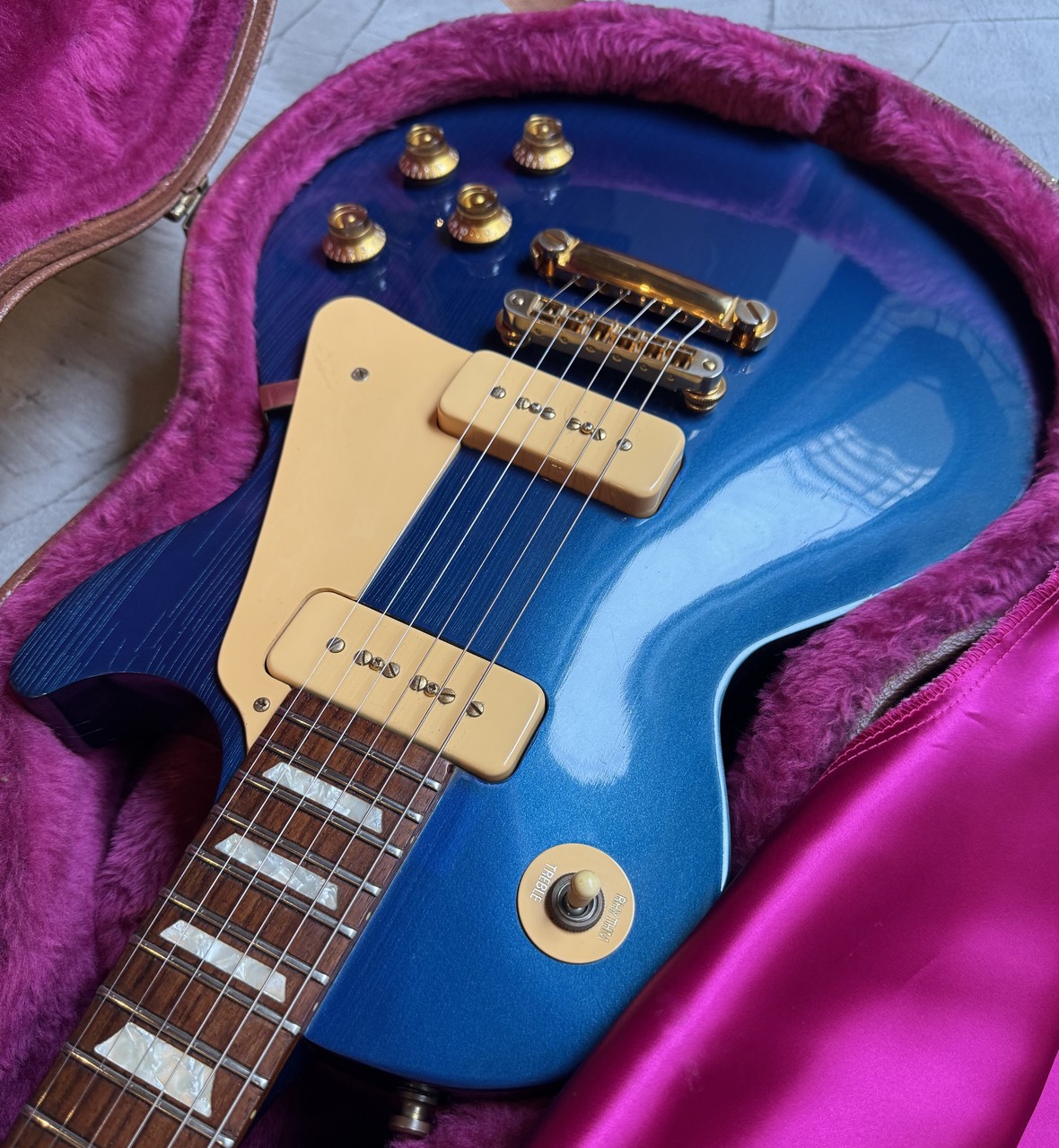 tdskbl ギブソン　レスポールGEMシリーズ　サファイア Gibson 1996 Les Paul Studio GEM series Sapphire Blue（中古