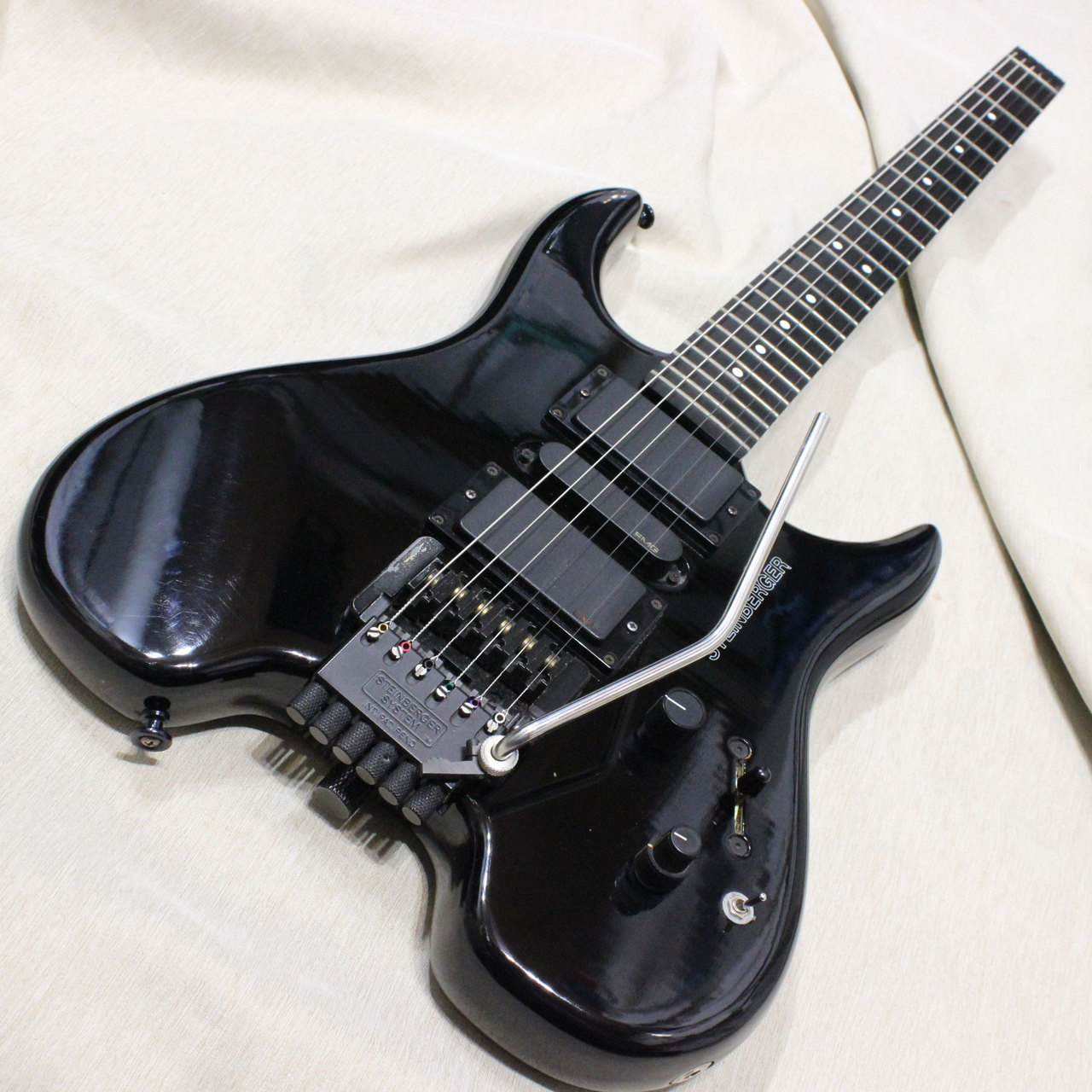 Steinberger USA GM7TA Black スタインバーガー トランス トレム 黒 