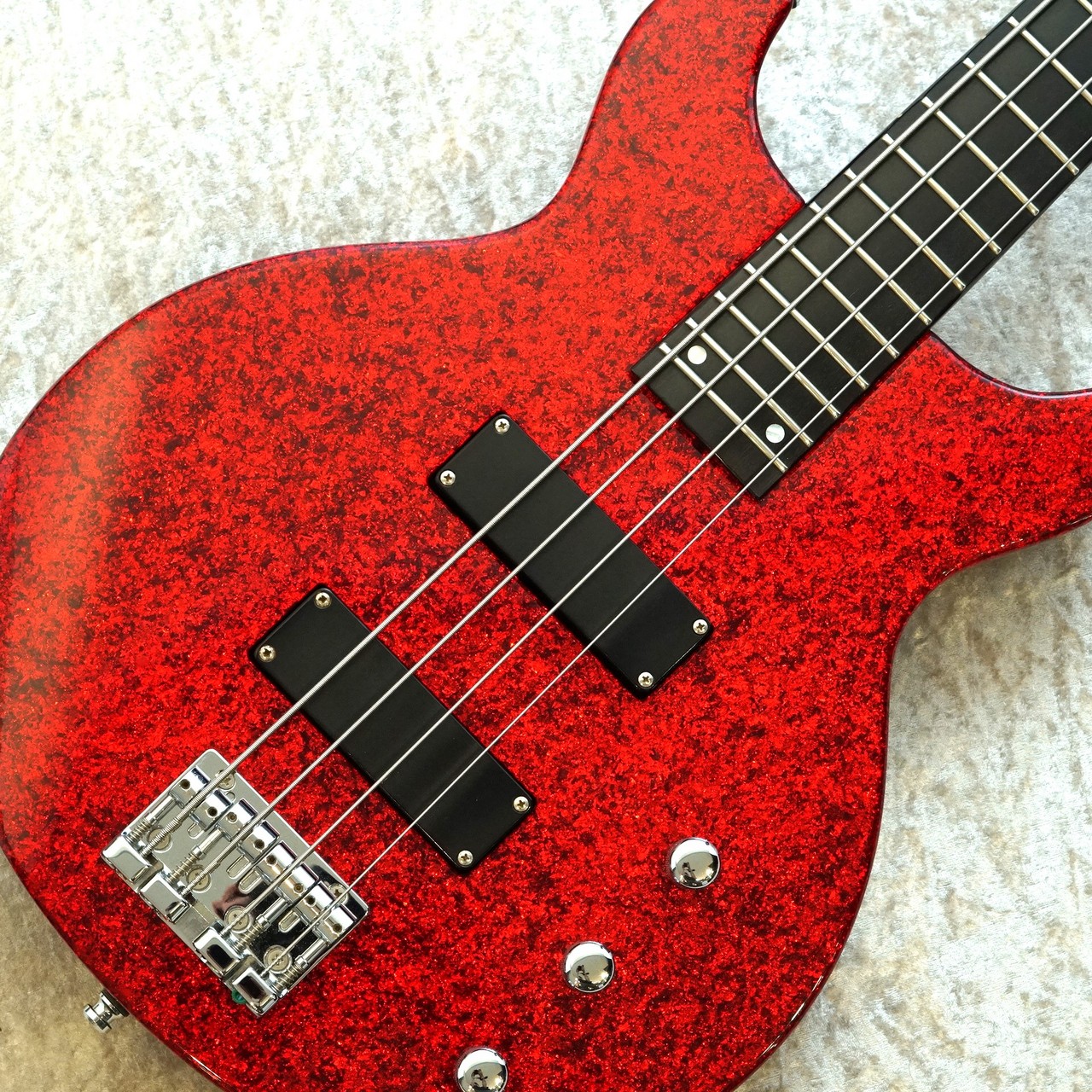 ESP J-TVB-V -glitter- Sig. -Sparkling Red- 【2013年製・USED】【LUNA SEA Jシグネイチャー モデル】（中古）【楽器検索デジマート】