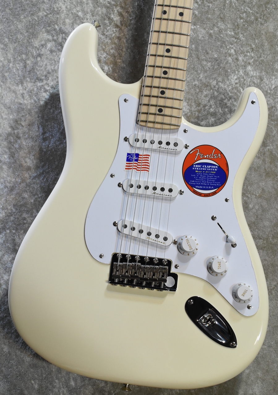 Fender Eric Clapton Stratocaster Olympic White #US23120345【3.75kg