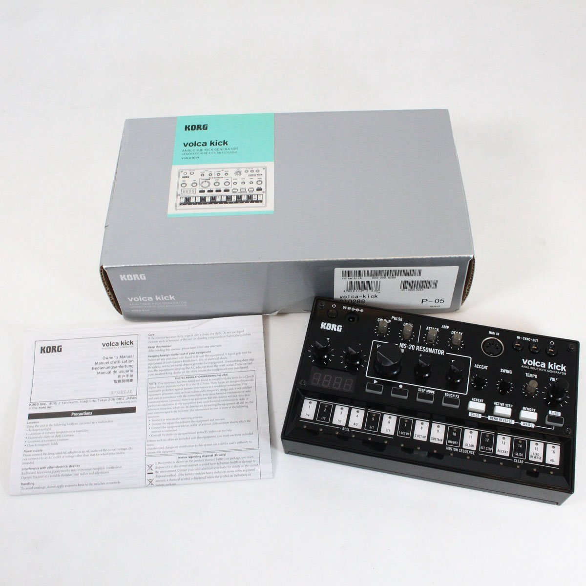 KORG volca kick / Analogue Kick Generator 【渋谷店】（中古）【楽器