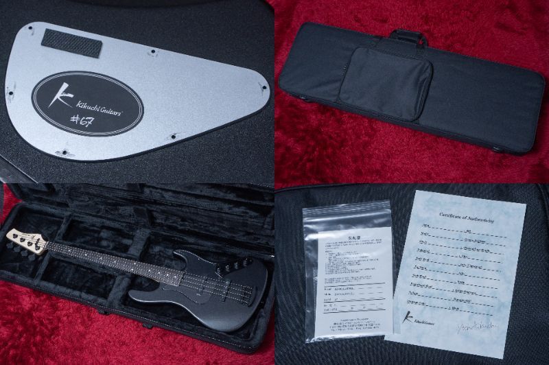 Kikuchi Guitars Custom Bass 4st Charcoal Frost Metallic 3.445kg