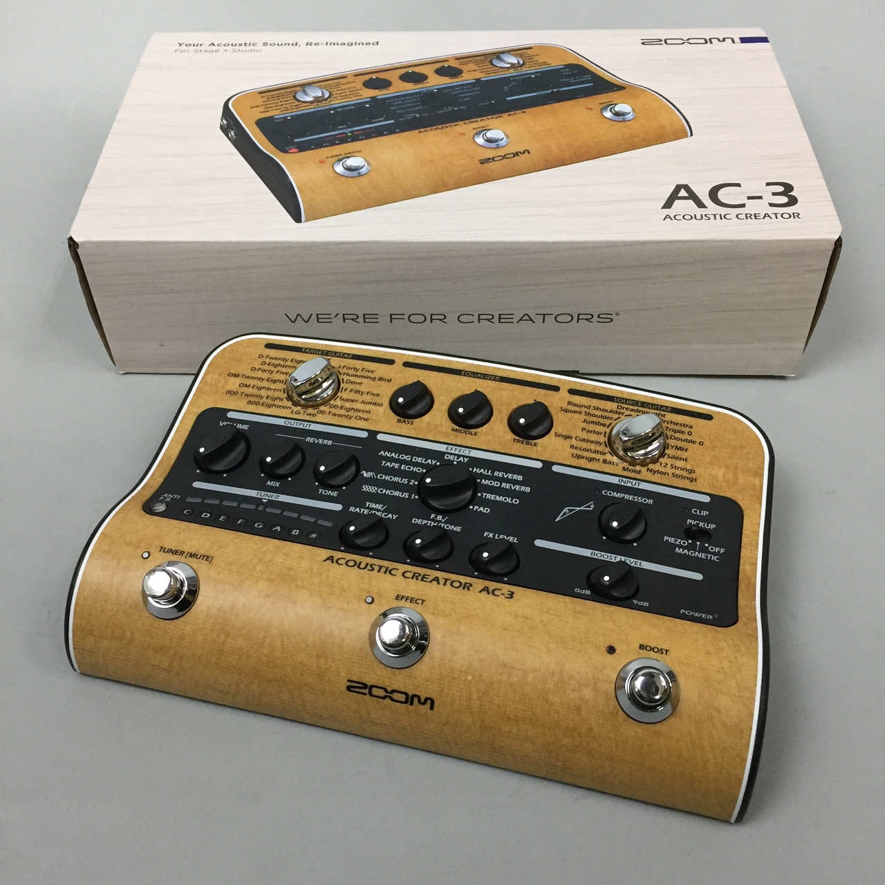 ZOOM AC-3 Acoustic Creator（中古）【楽器検索デジマート】