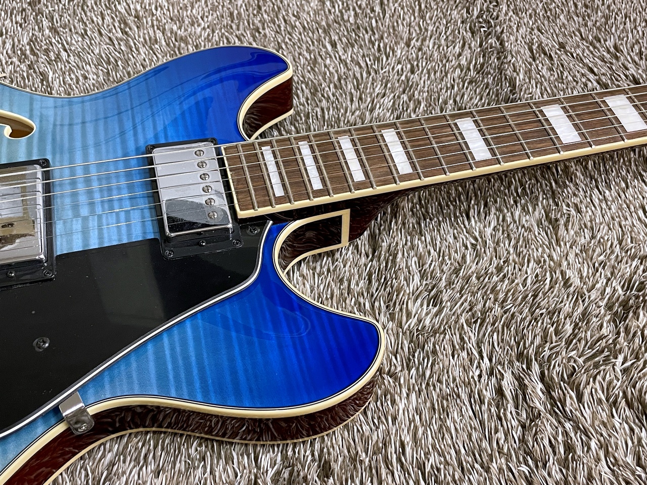 Ibanez AS73FM AZG (Azure Blue Gradation) 【限定モデル】（新品特価