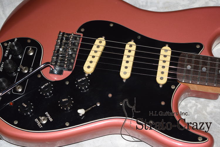 Fresher FS-682 エフェクター内蔵 Stratocaster Copy Model Burgundy