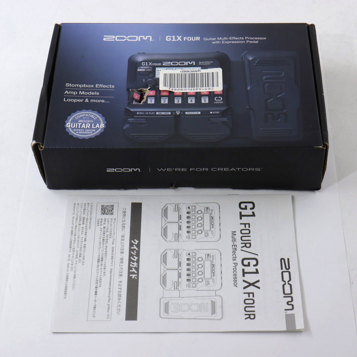 ZOOM G1X FOUR 中古美品 おまけケーブル付き 中古】ZOOM / G1X Four Guitar Multi-Effects Processor マルチ
