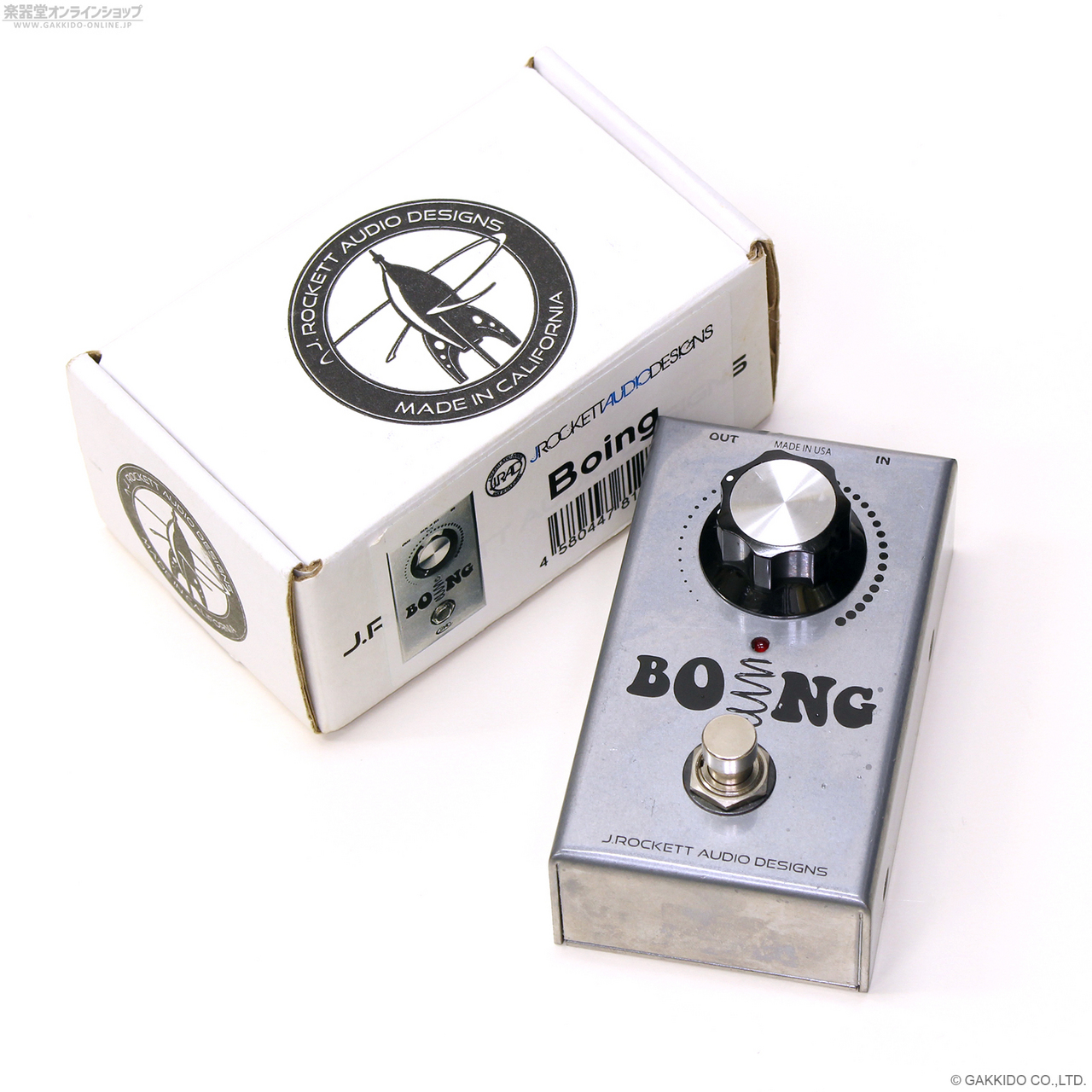 J ROCKETT AUDIO DESIGN BOING リバーブ　エフェクター J. Rockett Audio Designs Boing Spring Reverb ｜イケベ楽器店