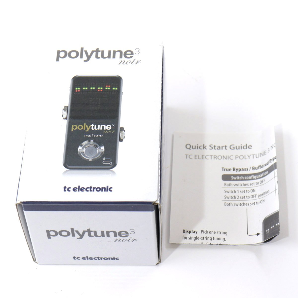 tc electronic POLYTUNE 3 NOIR 電源アダプタ付き でんでん様専用】TC