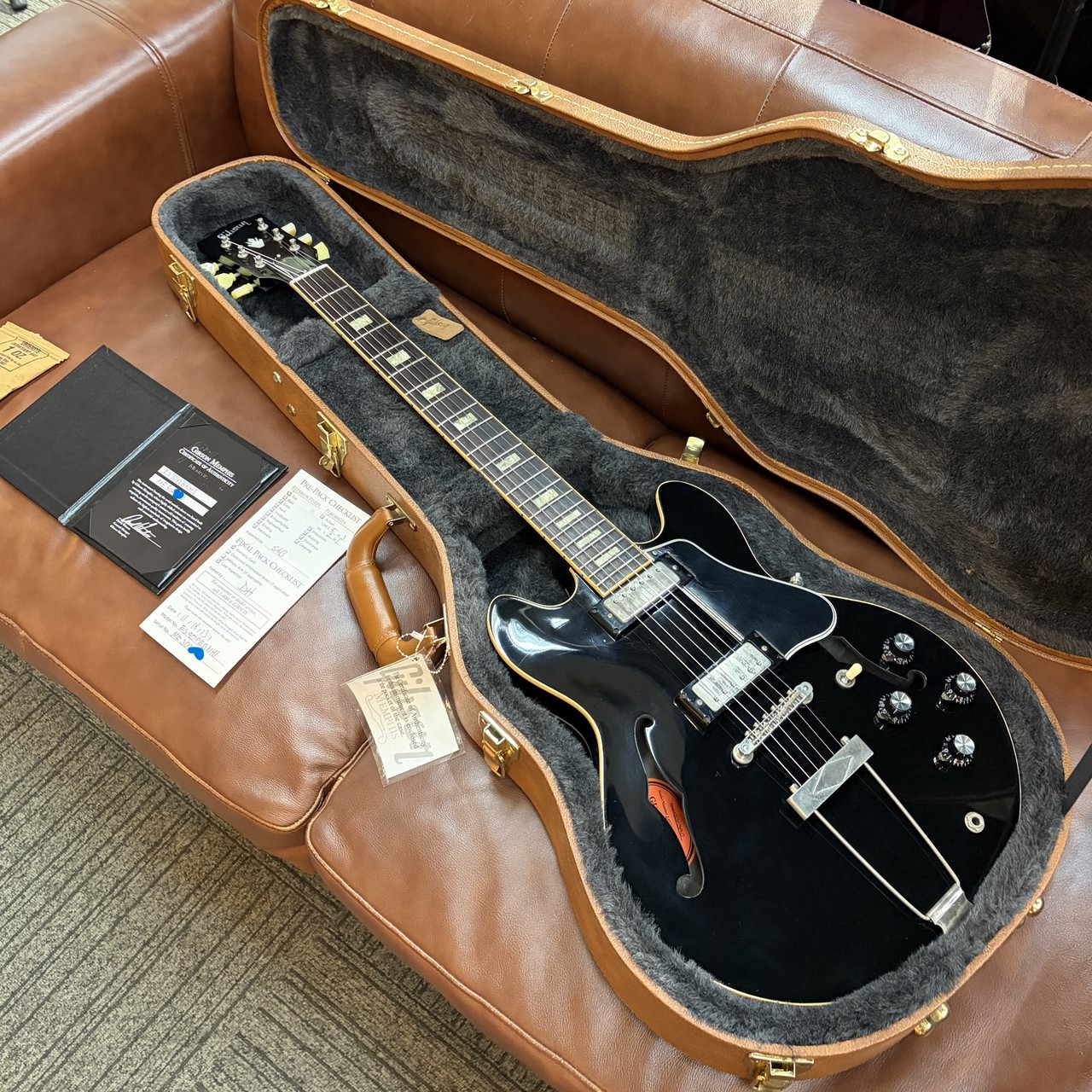 Gibson Memphis 【激レアモデル】ES-390 w / Mini Humbucker Ebony【超