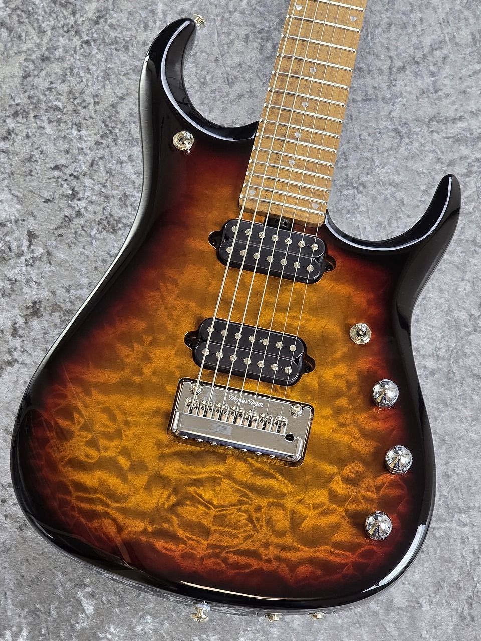 MUSIC MAN JP15 7 Strings Tiger Eye Quilt Top 祝!DREAM