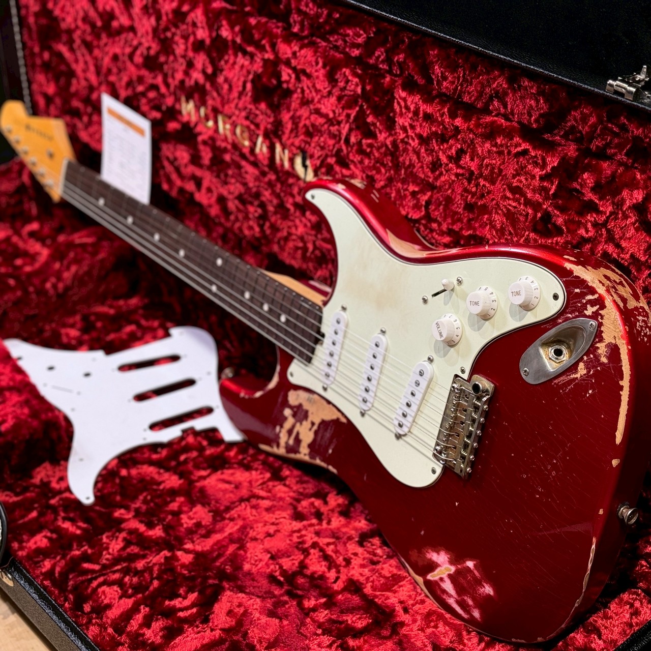 ギター MORGAN ELECTRICS MVS-PRO aki's guitar Morgan 【1本限り】MVS-Pro Modified by Aki's guitar（新品）【楽器