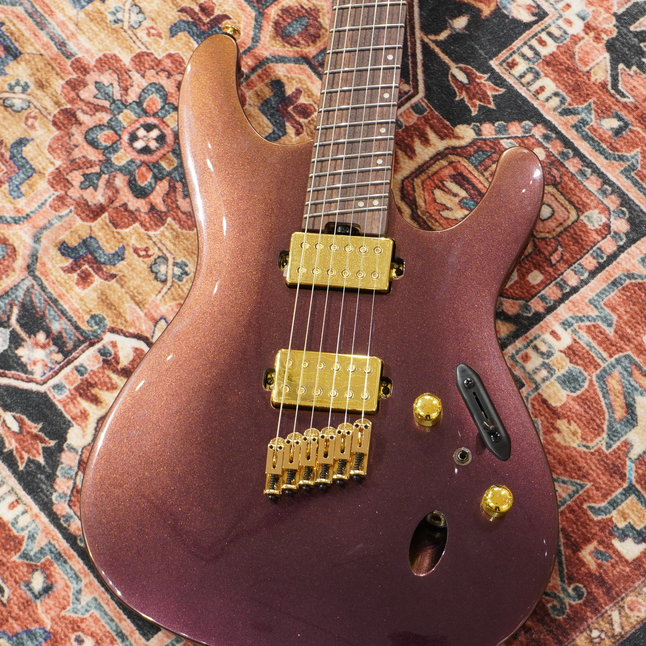 Ibanez SML721 EVO-Gold搭載 エレキギター 超軽量2.3kg Ibanez S Axe Design Lab SML721-RGC (Rose Gold Chameleon