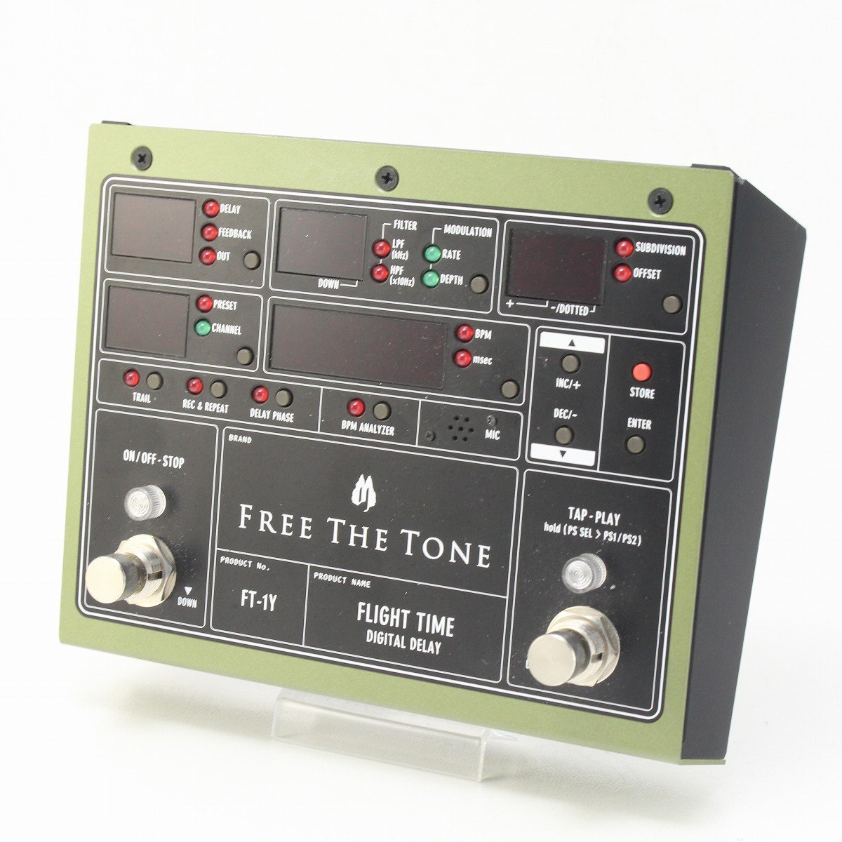 ギター FREE THE TONE FT-1Y FLIGHT TIME FREE THE TONE FT-1Y デジタルディレイ Free The Tone FLIGHT TIME