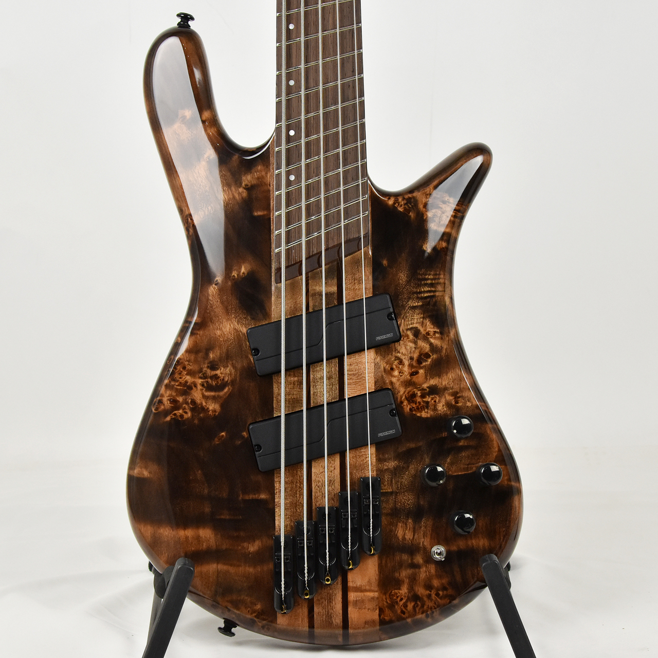 dimension　5弦 ベース Spector NS Dimension 5 Bass Guitar - Inferno Red Gloss