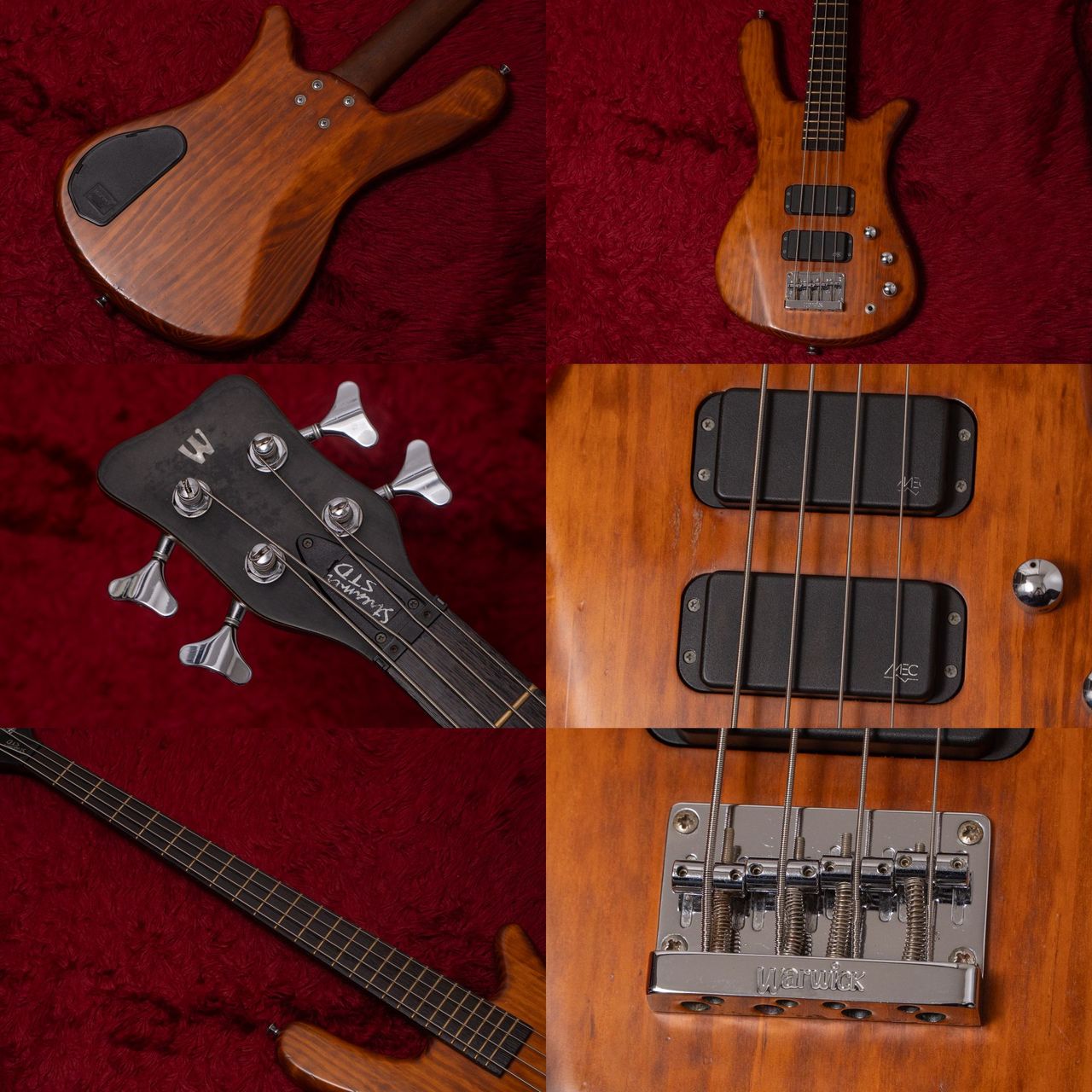 Warwick Streamer LX 4弦 1999年製 黒透明ラッカーベース Warwick