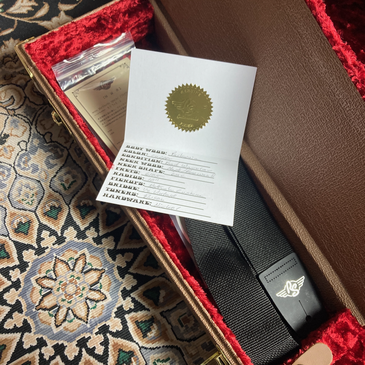 RS Guitarworks Workhorse Special / Copper / Rose FB / Road Warrior