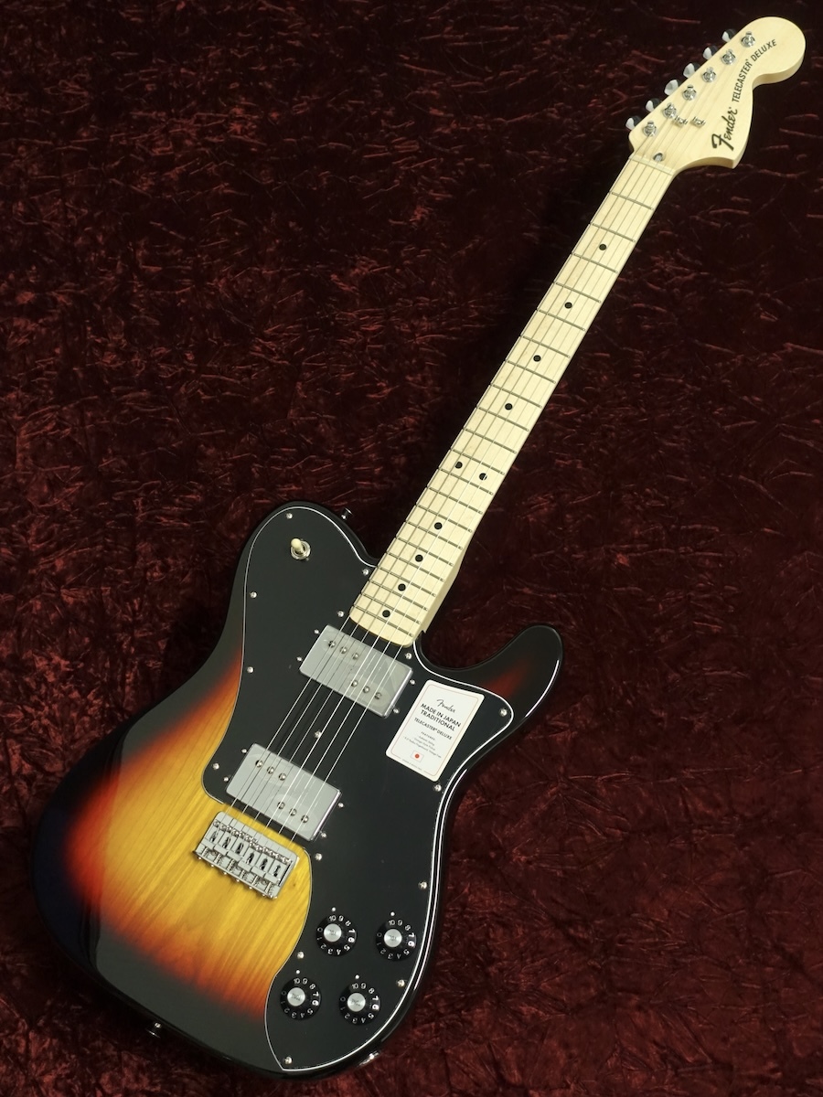 Fender Made in Japan Traditional 70s Telecaster Deluxe MN 3-Color Sunburst  #JD23027155（新品/送料無料）【楽器検索デジマート】