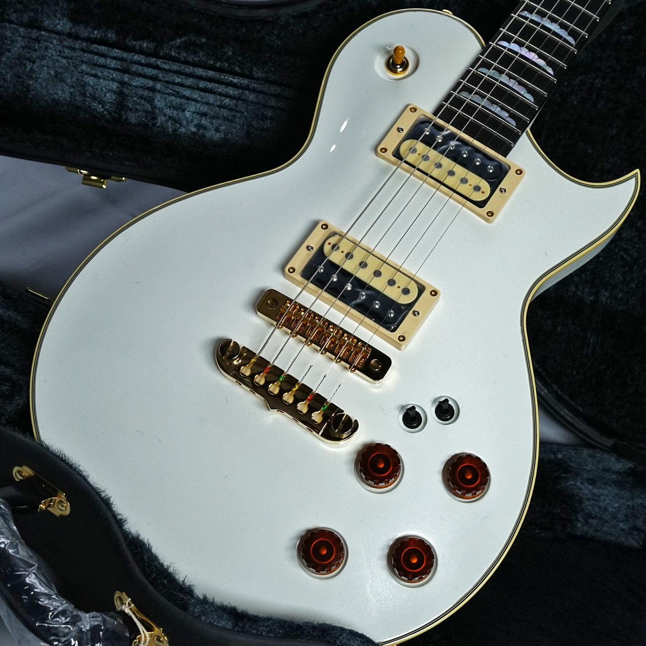 Aria Pro II PER-80 PWH Pearl White【日本製モデル】（新品/送料無料）【楽器検索デジマート】