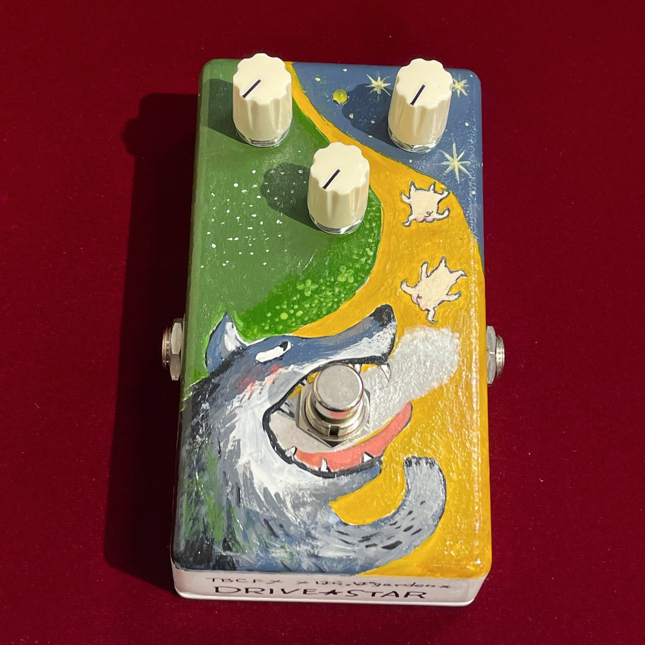 Tbcfx Drive Star Custom Hand Painted By はらっぱgarden オオカミ 展示入替大特価 新品特価 送料無料 楽器検索デジマート