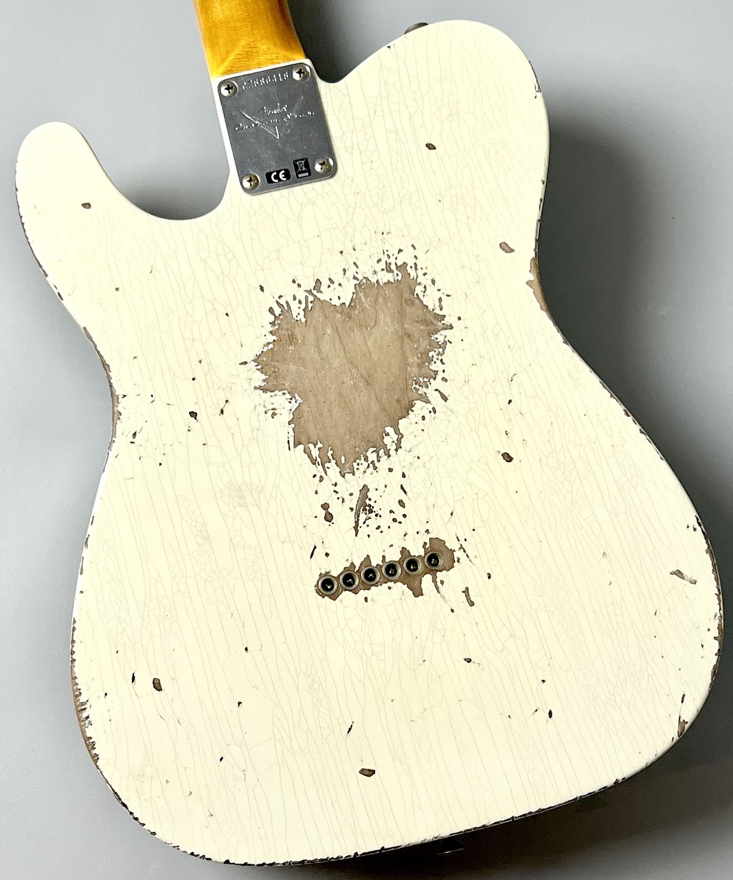 激安特価Hard Relic　テレキャスター Fender Custom Shop 1961 Telecaster Heavy Relic - Olympic White
