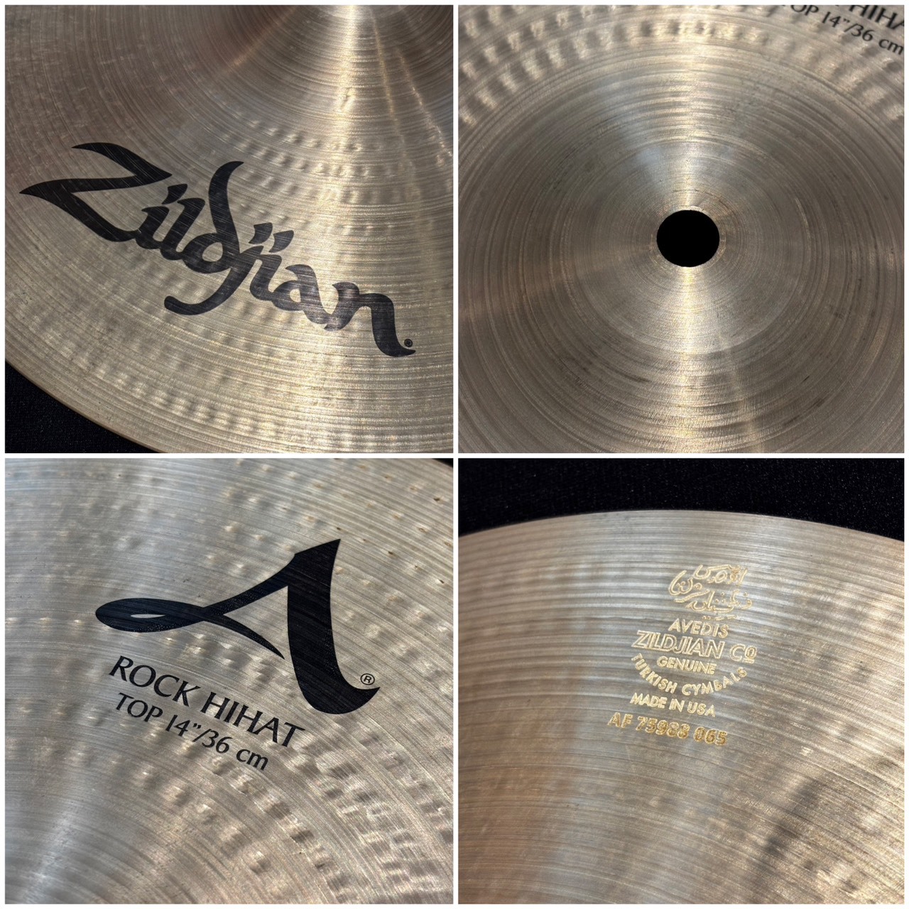 Zildjian A Zildjian 14 Rock HiHat Pair（中古）【楽器検索デジマート】