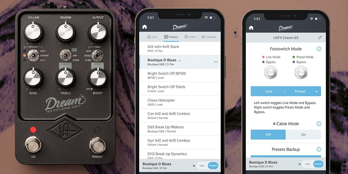 Universal Audio UAFX Dream '65 Reverb Amplifier 【プロモーション