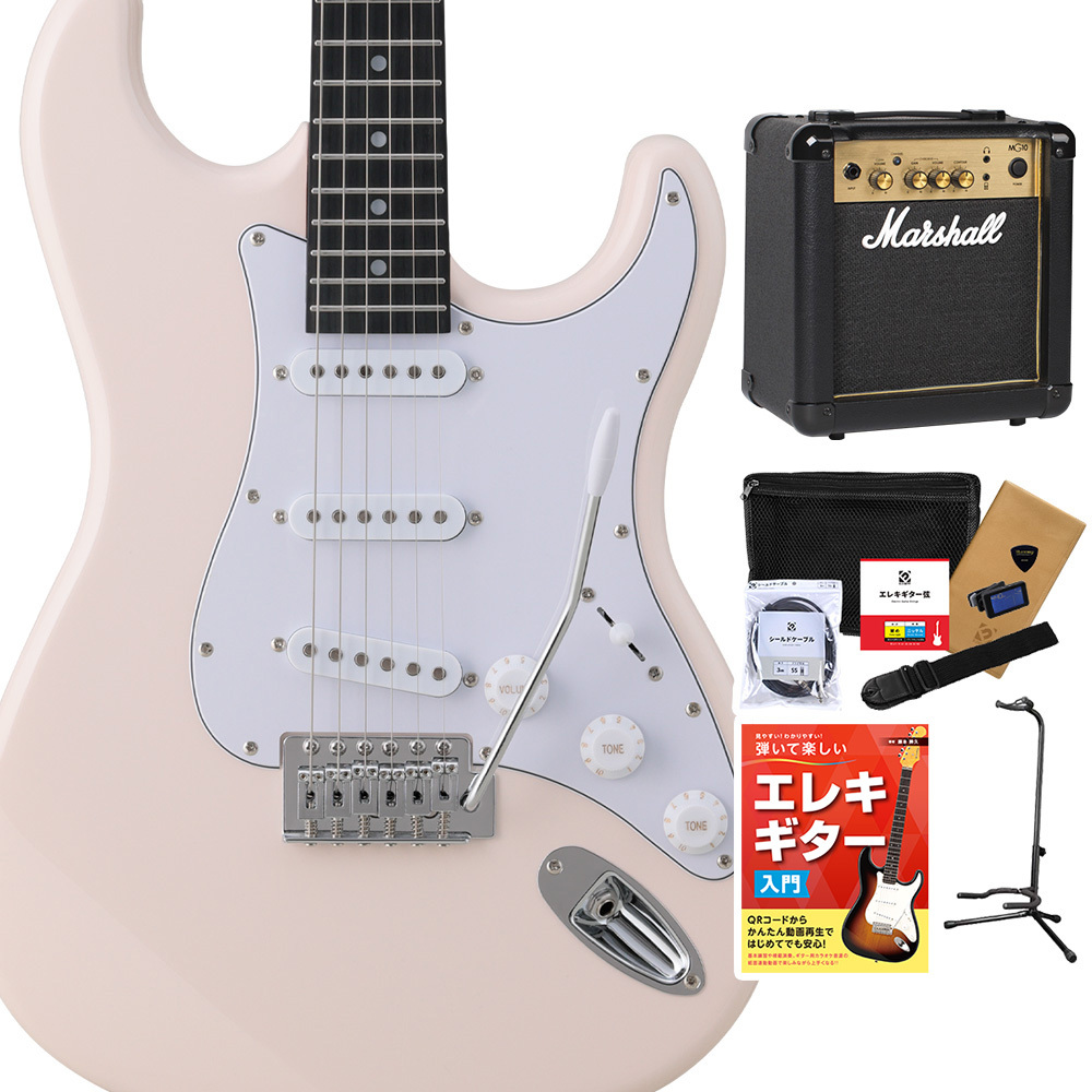 BUSKER'S BUSKER'S BST-Standard PKW エレキギター初心者セット ...