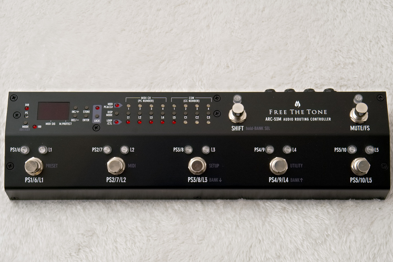Free The Tone ARC-53M BLACK AUDIO ROUTING CONTROLLER【元箱・電源