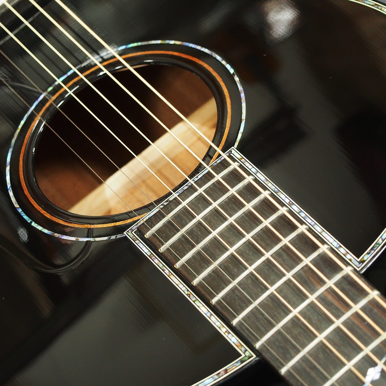 K.Yairi Custom RF-65 BK【国産】【ショップオーダー品】【縦ロゴ