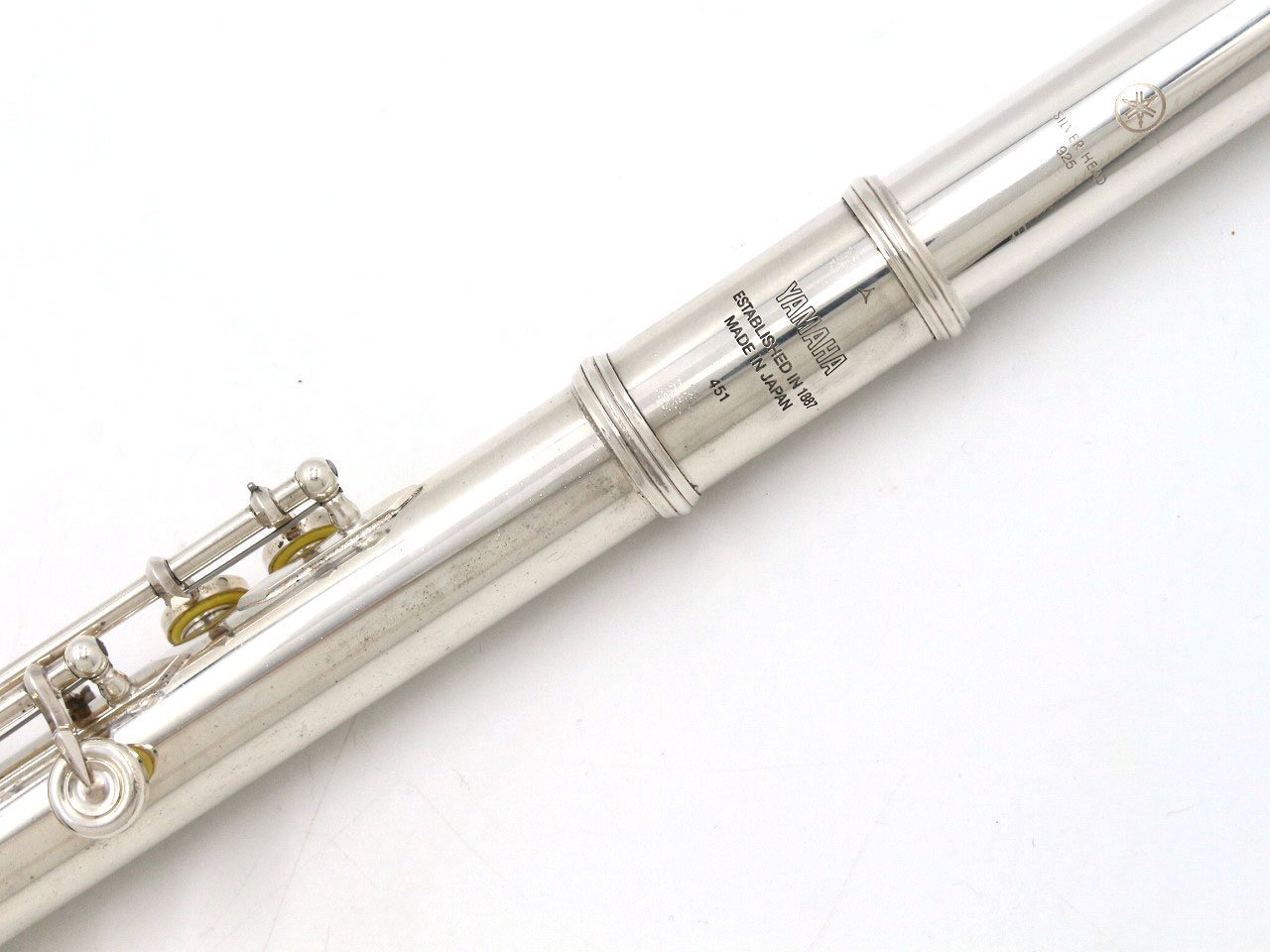 YAMAHA フルート YFL-451 頭部管銀製 全タンポ交換済み 【横浜店