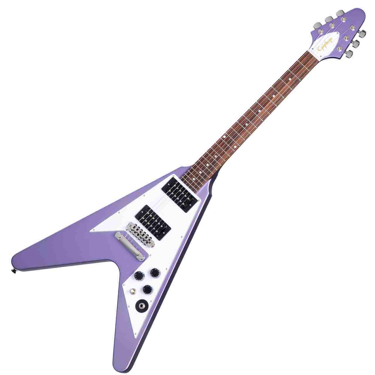 Epiphone Kirk Hammett 1979 Flying V Purple Metallic メタリカ