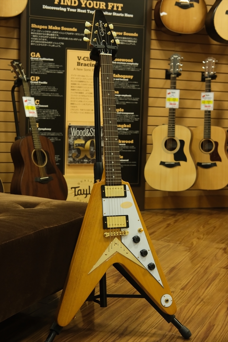 Epiphone 1958 Korina Flying V / Aged Natural（新品特価/送料無料